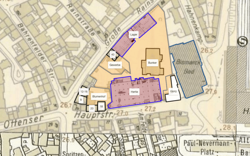 Spezialkarte-Hertie-Quarree-Mercado Spezialkarte Hertie-Quarree / Mercado