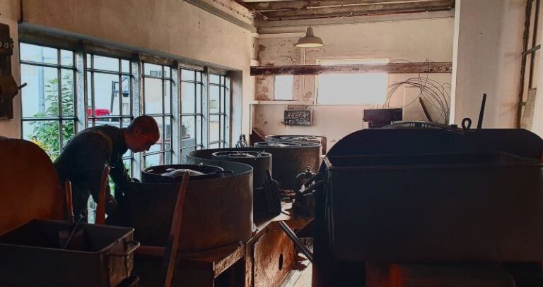 Der Drahtzug aus der ehemaligen Drahtstiftefabrik Feldtmann.