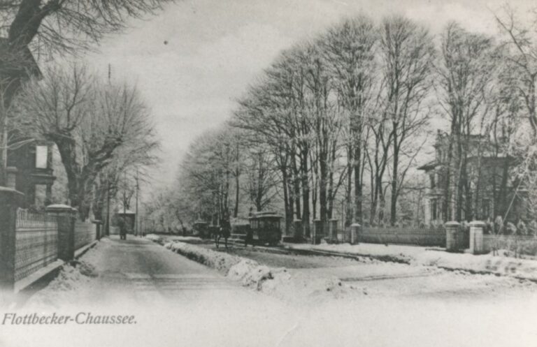 Flottbeker Chaussee im Winter
