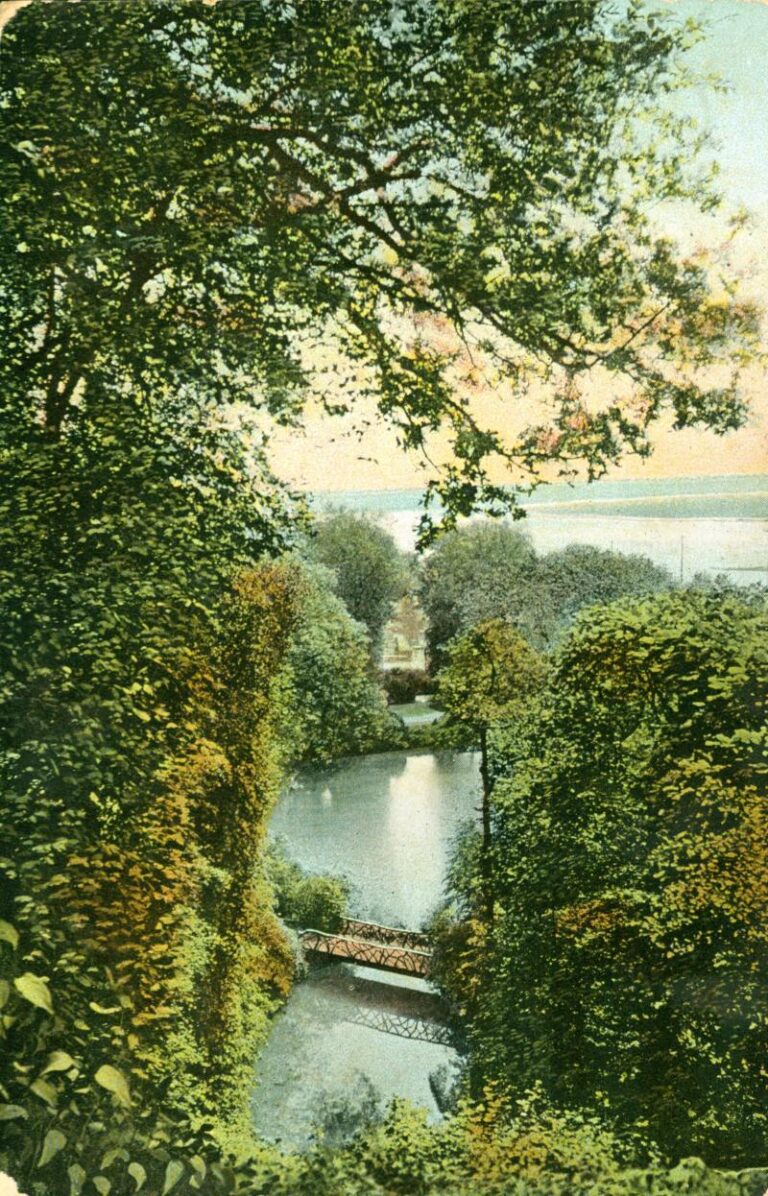 Donners Park Blick auf die Elbe, Sammlung OBV