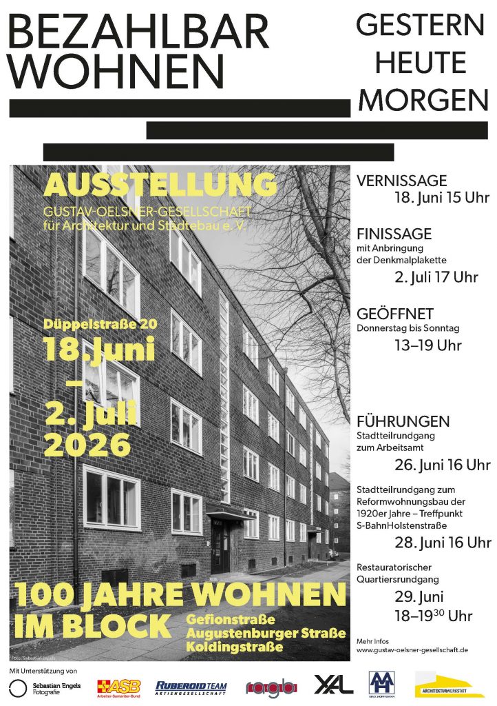 Plakat 100 Jahre Wohnen im Block